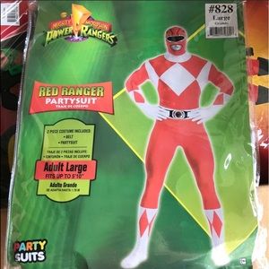 Red Power Ranger Costume